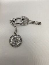 Avon 1968 Anniversary Campaign Champion Keychain With Vintage Key picture