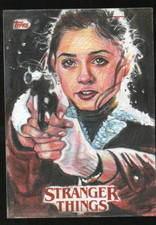 Topps Stranger Things Angelina Benedetti AP Hand Drawn Sketch 1/1 Nancy picture