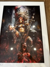 Sideshow Red Sonja Long Live the Queen Framed Fine Art Print 238300 MacDonald  picture