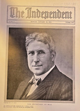 1914 Illustration Lindley Miller Garrison Secretary of War **Cover Only ** picture