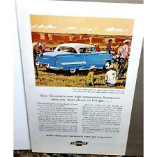 1953 Chevy Bel Air Sport Coupe Print Ad vintage 50s picture