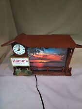 Hamm's Beer  Clock  Lighted Sign  picture