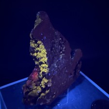 Natural Willemite W/ Calcite & Malachite👀UV Specimen MineralsRock Collector picture