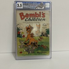 Walt Disney's Comics and Stories Bambi 1943 ( Four Color # 30) Graded picture