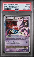Mewtwo LV.X Holo Diamond & Pearl Black Star Promo DP28 PSA 6 LOW POP Pokemon picture