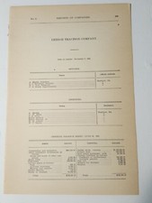 1909 RR document LEHIGH TRACTION COMPANY electric trolley streetcar HAZLETON PA  picture