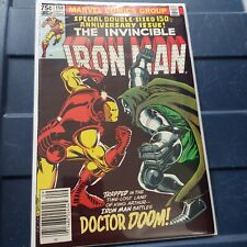 THE INVINCIBLE IRON MAN #150 1981 HIGH GRADE DOCTOR DOOM vs IRON MAN DOUBLE SIZE picture