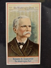 1887 ALLEN & GINTER, N1 AMERICAN EDITERS: 1ST SER: #43 RICHARD SILVESTER (MINT) picture