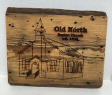 Old North Baptist Church Nacogdoches plaque reclaimed wood 1838 picture