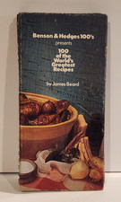 1976 Benson & Hedges 100's 100 of the World's Greatest Recipes Cookbook 1st ed. picture