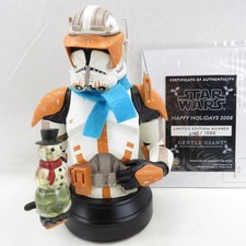 Gentle Giant Star Wars Happy Holidays 2008 Commander Cody Complete w/Box COA picture