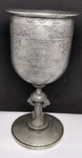 Ultra Rare c1875 Engraved Goblet...
