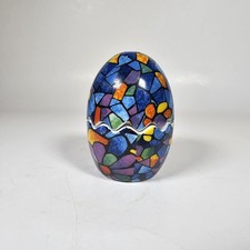 Antoni Gaudi Mosaic Design Barcelona Ceramic Egg Cracked Salt Pepper Shakers picture