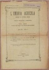 L'UMBRIA AGRICOLA 30 JULY 1893 PERUGIA UMBRIA TERNI PERONOSPORA CONSORTIUM picture