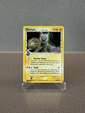 Pokémon Mewtwo TCG Reverse Holo Card 24/110 Holon Phantoms Stamped LP picture