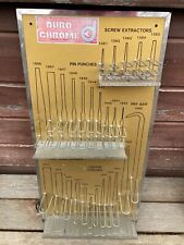 VTG DURO CHROME TOOLS OF PROGRESS STORE DISPLAY WALL ORGANIZER picture