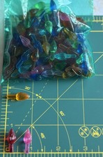 VTG 100+ Small Replacement Ceramic Christmas Tree Lights Multicolor Bulbs picture