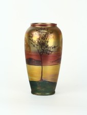 Weller Pottery Iridescent Glaze Lasa Vase picture