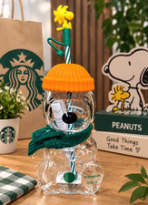 HOT 2026 Starbucks x Peanuts Snoopy Limited Edition Glass Cup 2026 - US SELLER picture