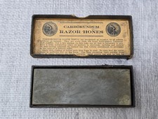 Antique Carborundum Razor Shaving Hone Sharpening Stone Niagara Falls NY picture