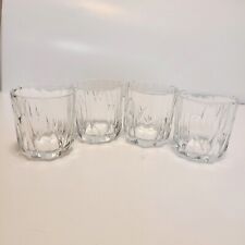 Vintage PASABAHCE Old Fashioned Topaz Glasses Cocktail Whiskey Low Ball Lot of 4 picture