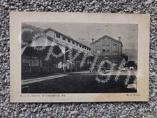 WAYNESBURG PA-W&W RAILROAD STATION-TRAIN DEPOT-PRR-GREENE COUNTY PENNSYLVANIA picture