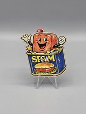 Happy Cute Spam Can Retro Vintage Style Die Cut Holiday  Christmas Tree Ornament picture