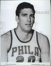 1969 Press Photo Philadelphia 76ers' basketball player Craig Raymond - mjt07356 picture