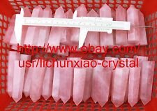 4.4lb Top wholesale Natural Mozambique ICY Rose Quartz Crystal Point Healing picture