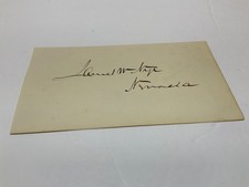 NEVADA TERRITORY FIRST GOVERNOR JAMES NYE SGN PAPER APP’T BY PRESIDENT LINCOLN picture