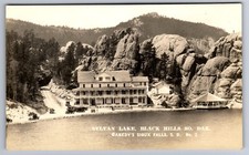 C.1930 RPPC SYLVAN LAKE BLACK HILLS CUSTER STATE PARK SOUTH DAKOTA Postcard P45 picture