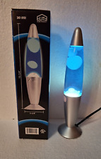 Lava Lamp Blue & White  Magma Elite Home Products picture