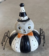 Johanna Parker Pumpkin Peep Spider Transpac Halloween Pumpkin Decor picture