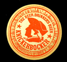 Vintage Knickerbocker The Beer Drinker's Beer Coaster Jacob Ruppert N.Y.C. B picture