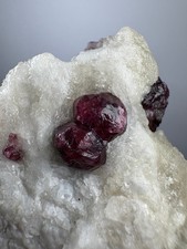 342 CT Natural Rhodolite Garnet Crystals On Matrix From Skardu@ PAK picture