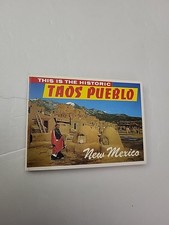 Vintage Taos Pueblo Souvenir Booklet picture