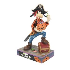 Jim Shore Disney GOOFY PIRATE COSTUME FIGURINE-CAPTAIN OF CANDIES 6014356 NEW picture