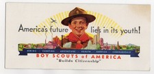 c1940s - Boy Scouts of America Ink Blotter - XL6D picture