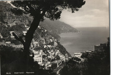 Positano Amalfi Coast Italy Panorama View 4x6 Postcard picture