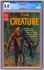 CREATURE #1 CGC 5.0 MOVIE CLASSICS DELL Comics Publishing 1962 OW PAGES picture