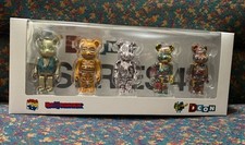DesignerCon DCon 2022 Medicom BearBrick BE@RBRICK 100% Artist Series #4 (5 Pack) picture
