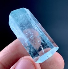 59 Carat Blue Aquamarine Crystal Specimen From Pakistan  picture