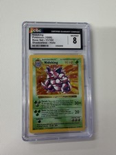 1999, Nidoking, #11, Base, Shadowless, Holo, CGC 8 picture