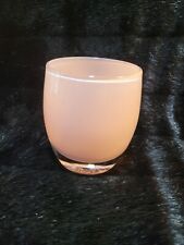 Glassybaby Light Pink Art Glass Votive Candle Holder PreTriskelon  picture