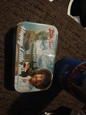 Bob Ross Collector Bundle—Happy Little Tree Mints Tin+ Positive Energy Drink Can picture
