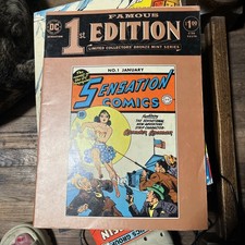 VTG FAMOUS FIRST EDITION DC Treasury C-30 Sensation Comics #1 1st Wonder Woman picture