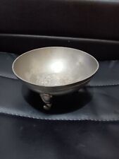 Pewter 3 Legged Bowl Antique picture