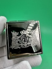 Vintage NOS Juicy Couture Mirror Compact Silver Tone Makeup Highland Terrier picture