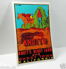 Knott's Berry Farm, California Vintage Style Travel Decal / Vinyl Sticker, Label picture