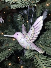 Vintage Lena Liu's Precious Jewels Hummingbird Ornament 2004 Bradford Editions picture